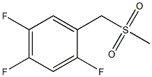 2,4,5-TRIFLUOROBENZYLMETHYLSULFONE 97% 结构式