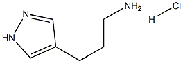 3-(1H-PYRAZOL-4-YL)-PROPYLAMINE HYDROCHLORIDE Structure