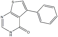 5-PHENYL-3H-THIENO[2,3-D]PYRIMIDIN-4-ONE 95% Struktur