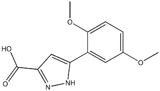  5-(2,5-DIMETHOXYPHENYL)-1H-PYRAZOLE-3-CARBOXYLIC ACID, 95+%