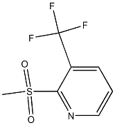 2-METHYLSULFONYL-3-TRIFLUOROMETHYLPYRIDINE 97% 结构式