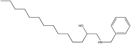 1-Benzylamino-tetradecan-2-ol Struktur