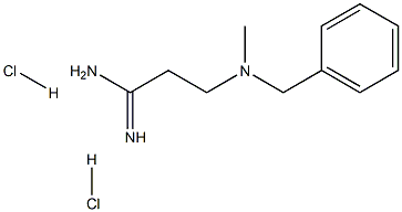 3-(Benzyl-methyl-amino)-propionamidine 2HCl 化学構造式