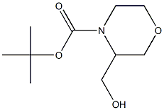 3-Hydroxymethyl-4-Bocmorpholine 结构式