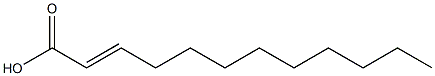 2E-DODECENOIC ACID 化学構造式