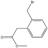 ALPHA-BROMO-(2-METHYLPHENYL) ACETIC ACID METHYL ESTER Struktur