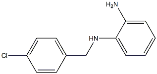 N-(4-CHLORO)-BENZYL O-PHENYLENE DIAMINE Struktur