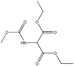 N-METHOXYCARBONYLAMINO-MALONIC ACID DIETHYL ESTER Structure