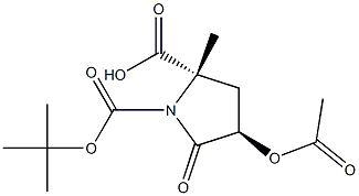 (2S,4R)-1-tert-butyl 2-methyl 4-acetoxy-5-oxopyrrolidine-1,2-dicarboxylate