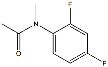 N-ACETYL-N-METHYL-(2,4-DIFLUORO)ANILINE,,结构式