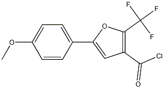  5-(4-METHOXYPHENYL)-2-(TRIFLUOROMETHYL)-3-FUROYL CHLORIDE