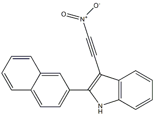 2-(2-NAPHTHYL)-3-(2-NITROETHYNYL)INDOLE Struktur