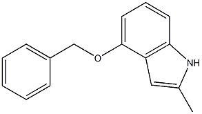 4-BENZYLOXY-2-METHYLINDOLE Struktur