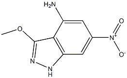 4-AMINO-3-METHOXY-6-NITROINDAZOLE Structure