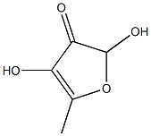 3,5-DIHYDROXY-2-METHYL-4-FURANONE 结构式