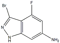 6-AMINO-3-BROMO-4-FLUOROINDAZOLE Structure