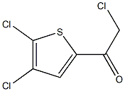 2-CHLOROACETYL-4,5-DICHLOROTHIOPHENE,,结构式