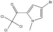1-(4-bromo-1-methyl-1h-pyrrol-2-yl)-2,2,2-trichloroethanone Structure