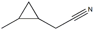 (2-Methylcyclopropyl)Acetonitrile Structure