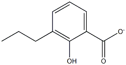 3-N-Propyl Salicylate 结构式