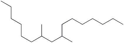 7,9-dimethylhexadecane Structure