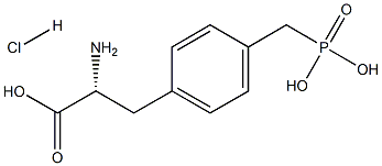 4-Phosphonomethyl-D-phenylalanine hydrochloride Structure