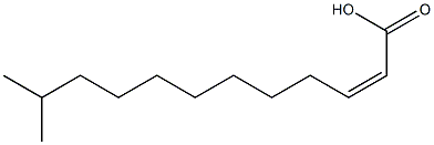 11-METHYL-2(Z)-DODECENOIC ACID 结构式