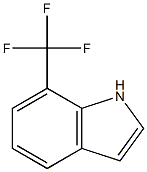 7-TRIFLUOROMETHYLINDOLE 化学構造式