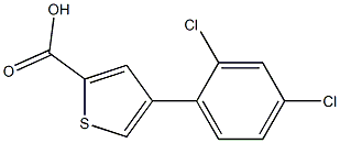 4-(2,4-dichlorophenyl)thiophene-2-carboxylic acid|