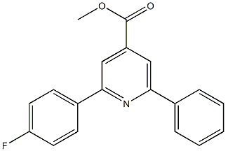 methyl 2-(4-fluorophenyl)-6-phenylpyridine-4-carboxylate