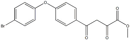 methyl 4-(4-(4-bromophenoxy)phenyl)-2,4-dioxobutanoate Structure