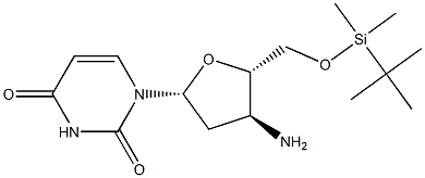 3'-Amino-5'-O-t-butyldimethylsilyl-2',3'-dideoxyuridine