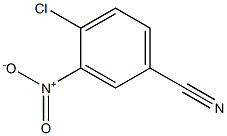 M-NITRO-4-CHLOROBENZONITRILE Structure