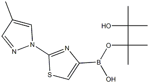 2-(4-METHYL-1H-PYRAZOL-1-YL)THIAZOLE-4-BORONIC ACID PINACOL ESTER