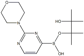 2-MORPHOLINOPYRIMIDINE-4-BORONIC ACID PINACOL ESTER Structure