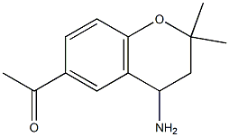 1-(4-AMINO-2,2-DIMETHYL-3,4-DIHYDRO-2H-CHROMEN-6-YL)ETHANONE Structure