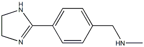 1-[4-(4,5-DIHYDRO-1H-IMIDAZOL-2-YL)PHENYL]-N-METHYLMETHANAMINE,,结构式