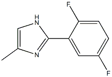 2-(2,5-DIFLUOROPHENYL)-4-METHYL-1H-IMIDAZOLE Struktur