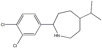 2-(3,4-DICHLOROPHENYL)-5-ISOPROPYLAZEPANE Structure