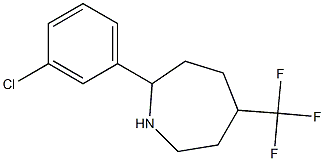 2-(3-CHLOROPHENYL)-5-(TRIFLUOROMETHYL)AZEPANE