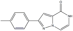 2-(4-METHYL)-PHENYLPYRAZOLO[1,5-A]PYRAZIN-4(5H)-ONE,,结构式