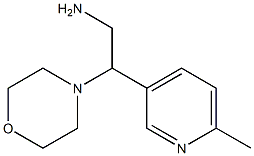 2-(6-METHYLPYRIDIN-3-YL)-2-MORPHOLIN-4-YLETHANAMINE Structure