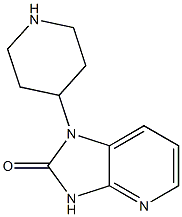 2-OXO-1-(4-PIPERIDINYL)-2,3-DIHYRO-1H-IMIDAZO[4,5-B]PYRIDINE Structure