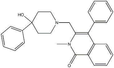 3-[(4-HYDROXY-4-PHENYLPIPERIDIN-1-YL)METHYL]-2-METHYL-4-PHENYLISOQUINOLIN-1(2H)-ONE|