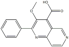 3-METHOXY-2-PHENYL-1,6-NAPHTHYRIDINE-4-CARBOXYLIC ACID