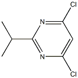 4,6-DICHLORO-2-ISOPROPYLPYRIMIDINE Struktur