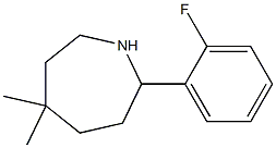 5,5-DIMETHYL-2-(2-FLUOROPHENYL)AZEPANE,,结构式