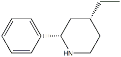 CIS-4-ETHYL-2-PHENYLPIPERIDINE Structure