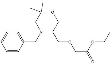  ETHYL [(4-BENZYL-6,6-DIMETHYLMORPHOLIN-3-YL)METHOXY]ACETATE