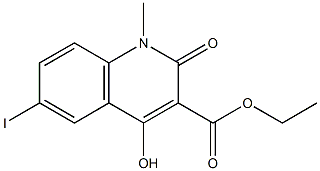 ETHYL 4-HYDROXY-6-IODO-1-METHY-2-OXO-1,2-DIHYDROQUINOLINE-3-CARBOXYLATE